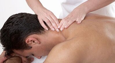 Osteochondrose-neck massage